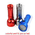 high power aluminum uv led flashlight